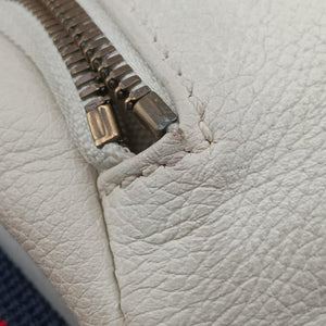 Pre-owned Gucci Gucci print White Leather 527792 bum bag/waist bag | stylenewstar