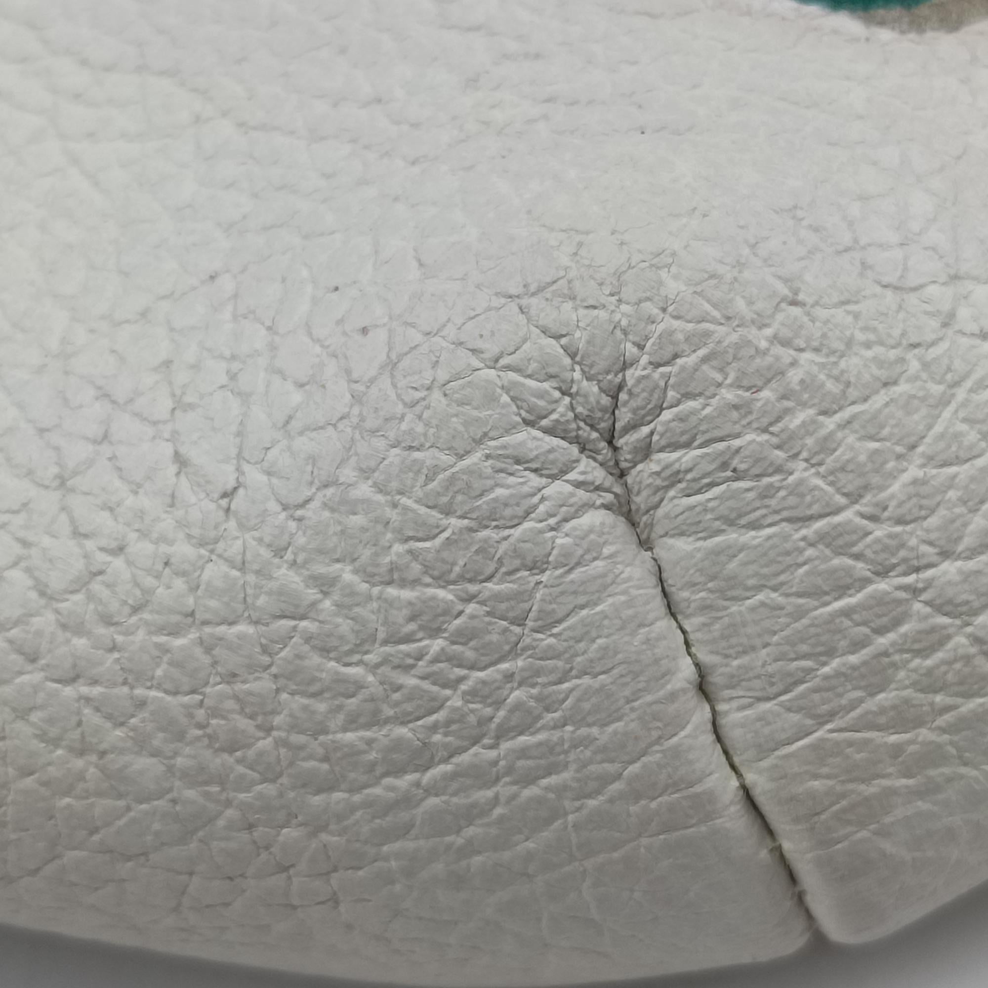 Pre-owned Gucci Gucci print White Leather 527792 bum bag/waist bag | stylenewstar
