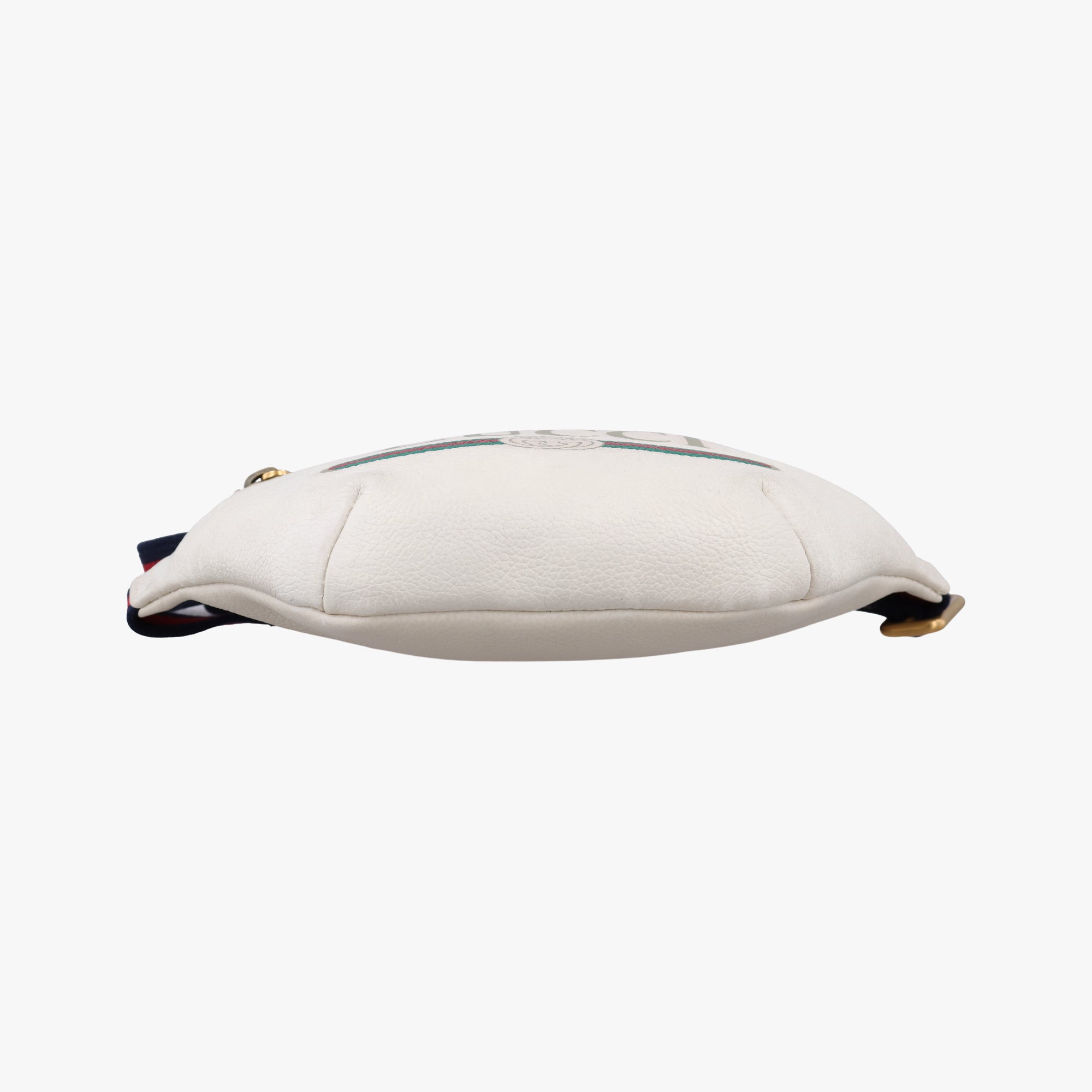 Pre-owned Gucci Gucci print White Leather 527792 bum bag/waist bag | stylenewstar