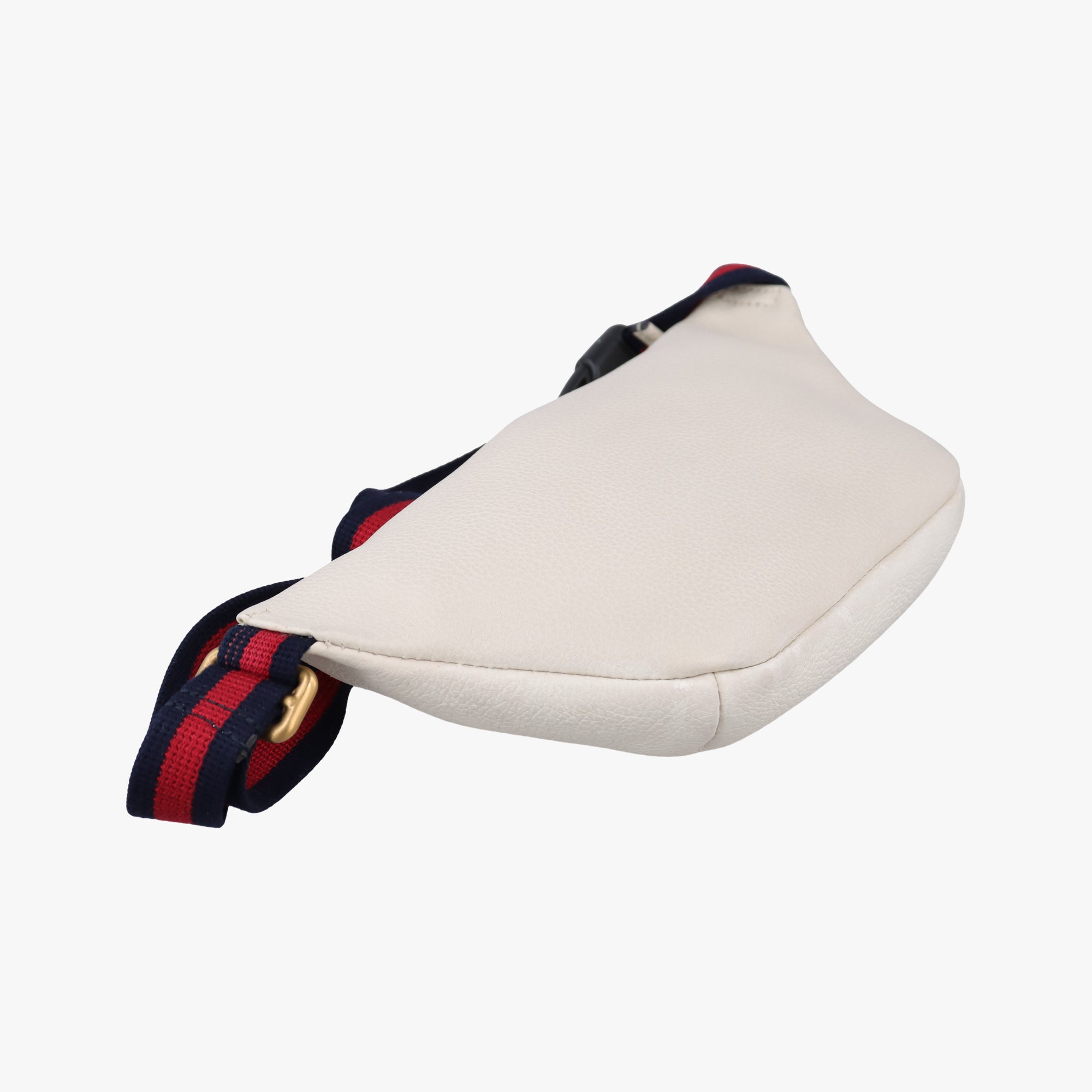 Pre-owned Gucci Gucci print White Leather 527792 bum bag/waist bag | stylenewstar