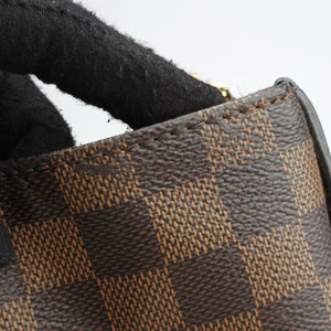 Pre-owned Louis Vuitton GREENWICH EBENE Damier Canvas×calf leather N41337 shoulderbag | stylenewstar
