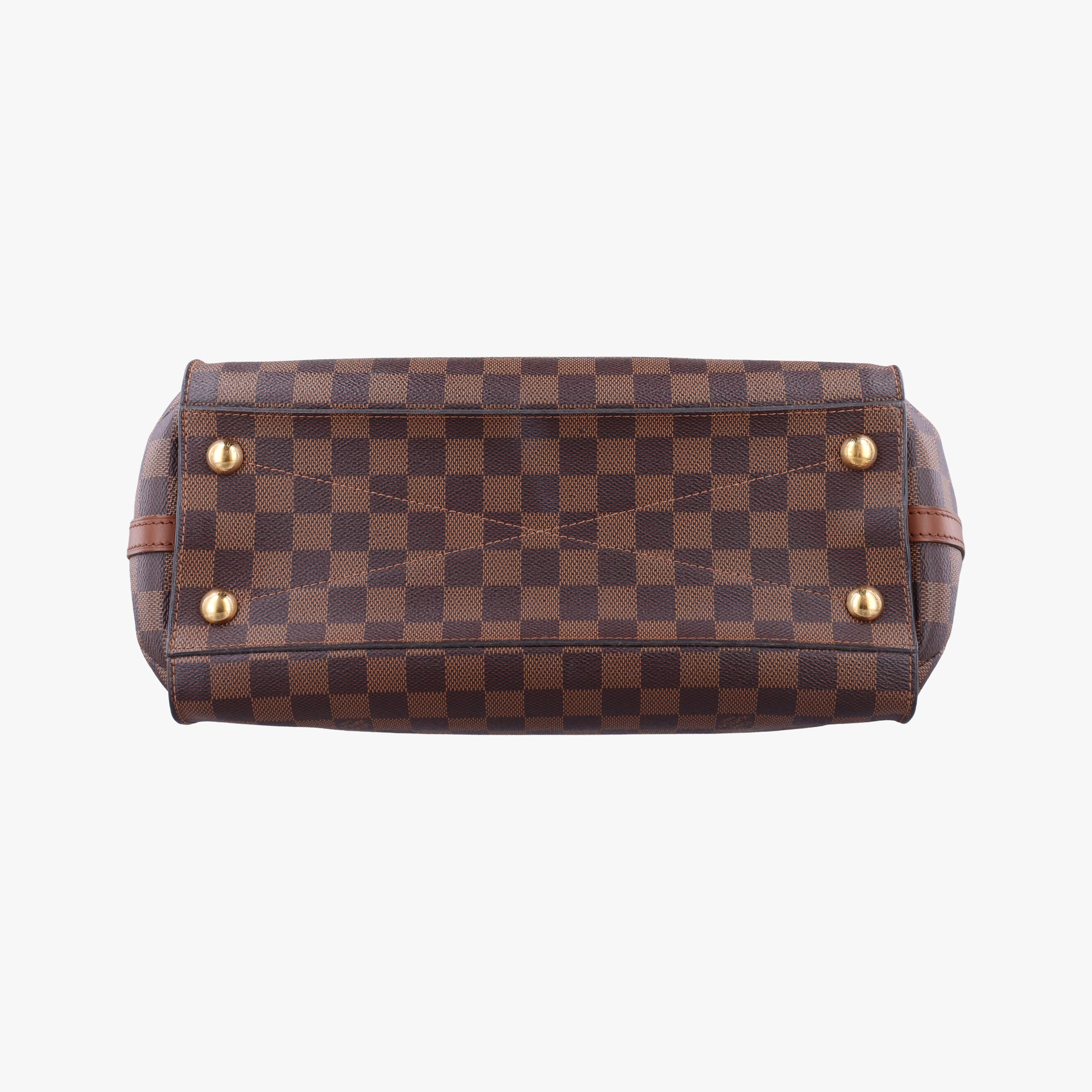 Pre-owned Louis Vuitton GREENWICH EBENE Damier Canvas×calf leather N41337 shoulderbag | stylenewstar