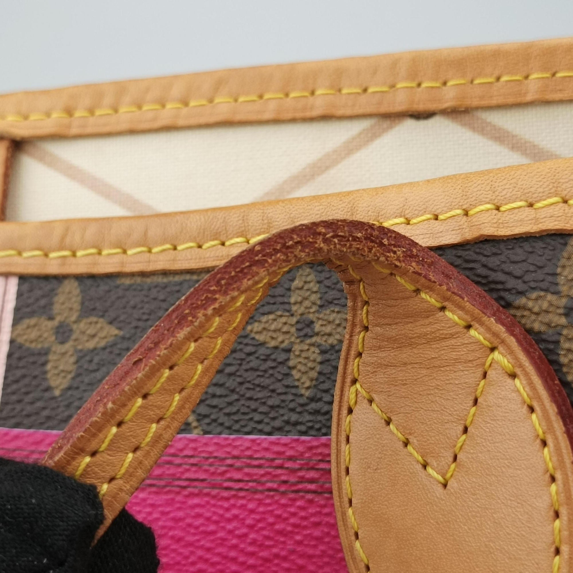 Vintage Louis Vuitton Neverfull MM Summer Trunk brown×Multicolor Monogram Canvas M41390 shoulderbag | stylenewstar
