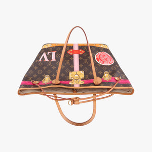 Vintage Louis Vuitton Neverfull MM Summer Trunk brown×Multicolor Monogram Canvas M41390 shoulderbag | stylenewstar