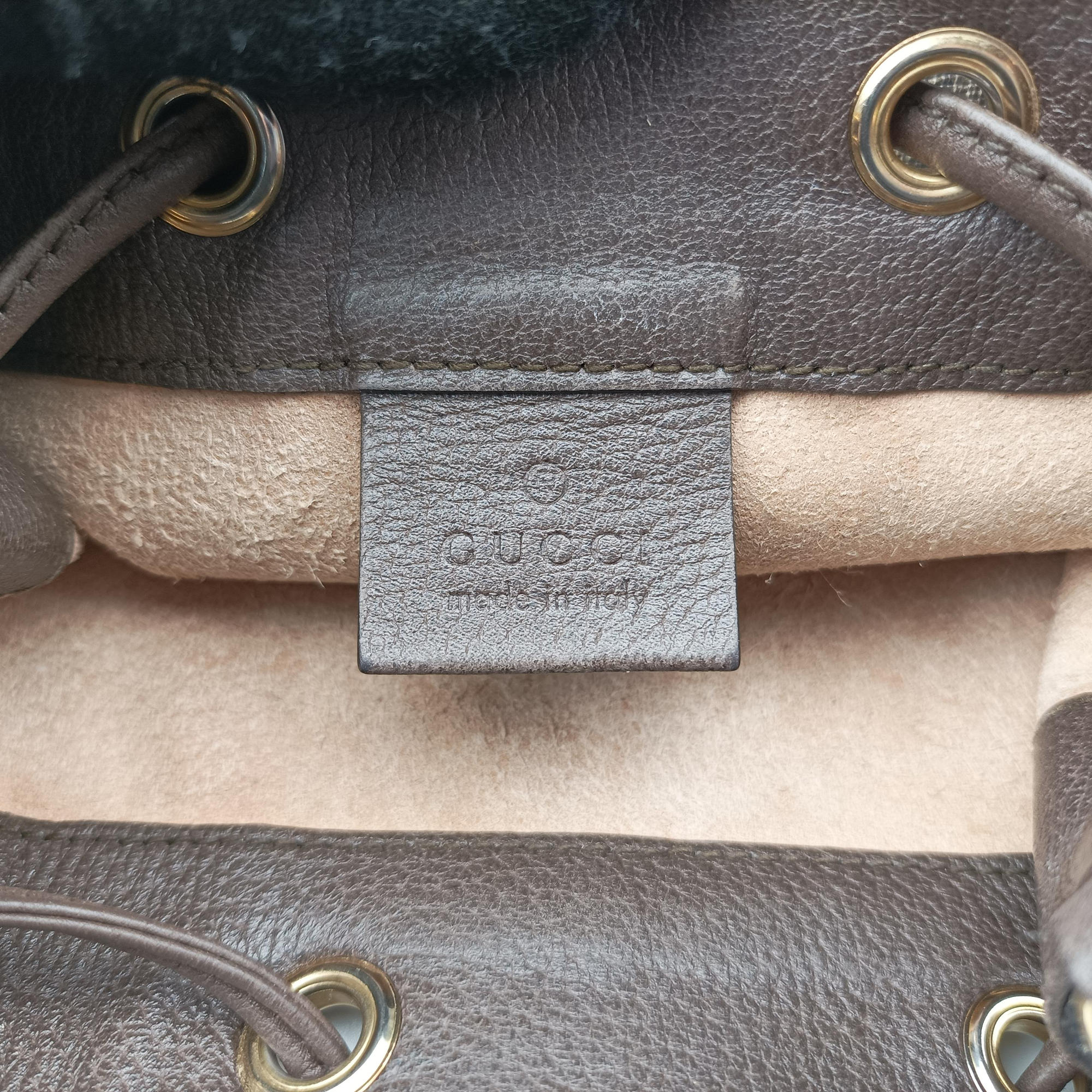 Pre-owned Gucci Ophidia Brown PVC coated canvas 550620 shoulderbag | stylenewstar