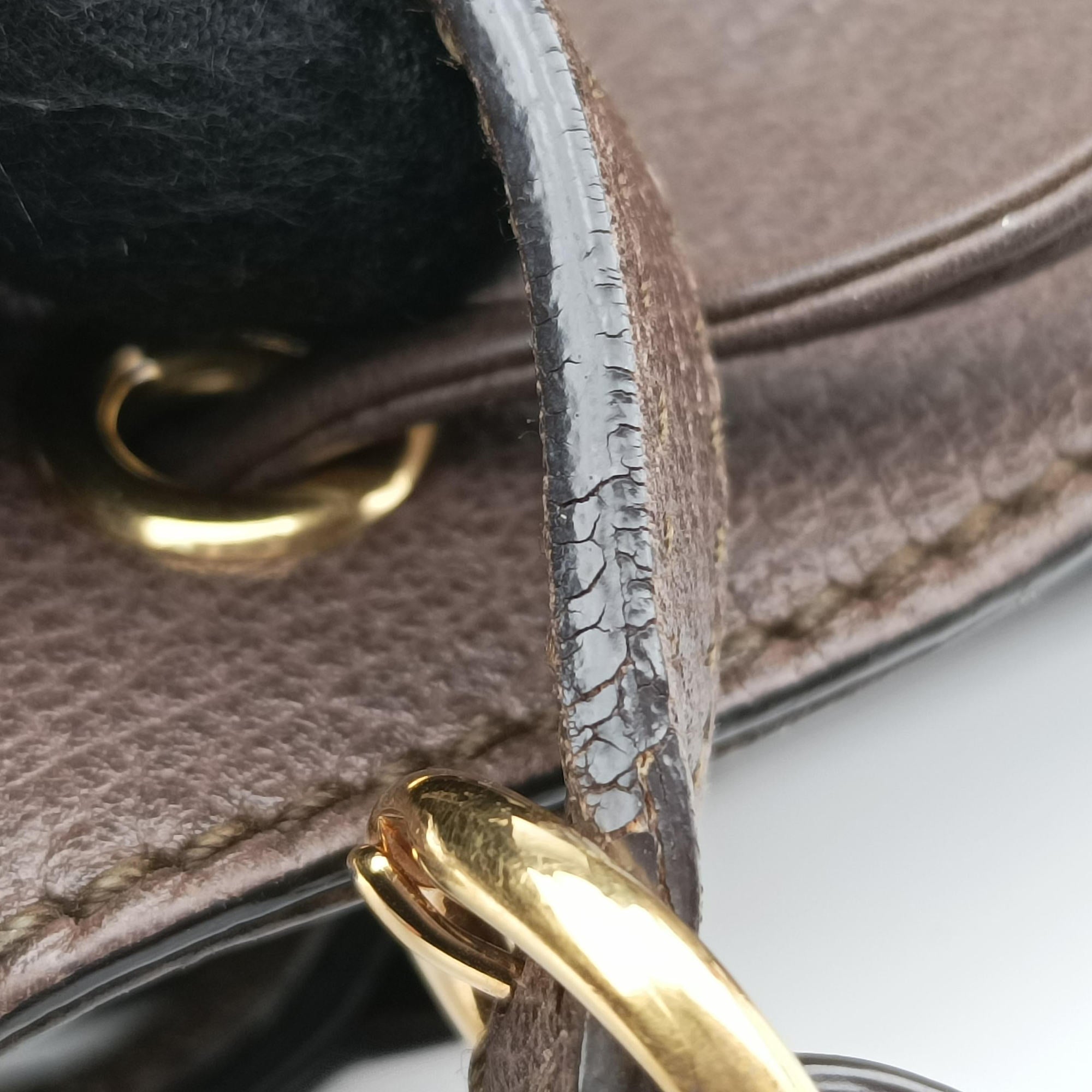 Pre-owned Gucci Ophidia Brown PVC coated canvas 550620 shoulderbag | stylenewstar