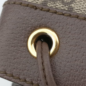 Pre-owned Gucci Ophidia Brown PVC coated canvas 550620 shoulderbag | stylenewstar