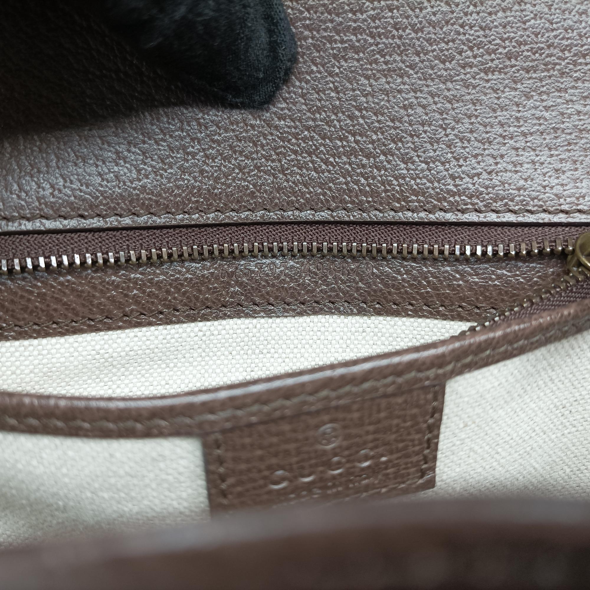 Secondhand Gucci New Bamboo White x Brown x Multicolor Canvas×Leather 675797 shoulderbag | stylenewstar