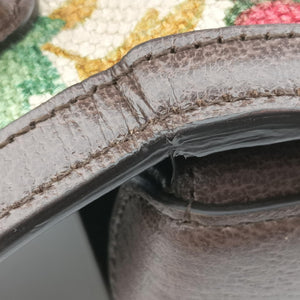 Secondhand Gucci New Bamboo White x Brown x Multicolor Canvas×Leather 675797 shoulderbag | stylenewstar