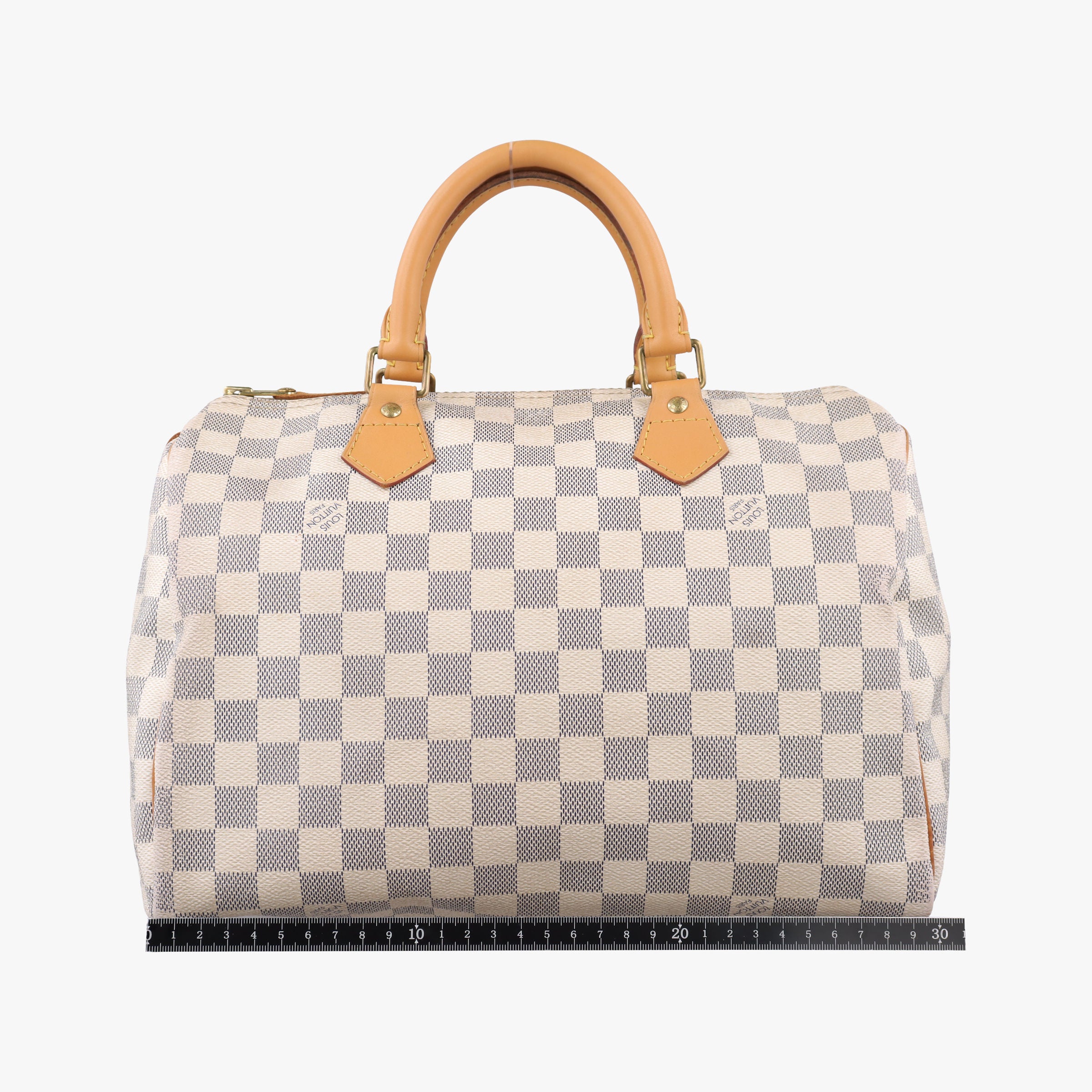 Secondhand Louis Vuitton Speedy 30 Azur Damier Canvas N41533 handbag | stylenewstar