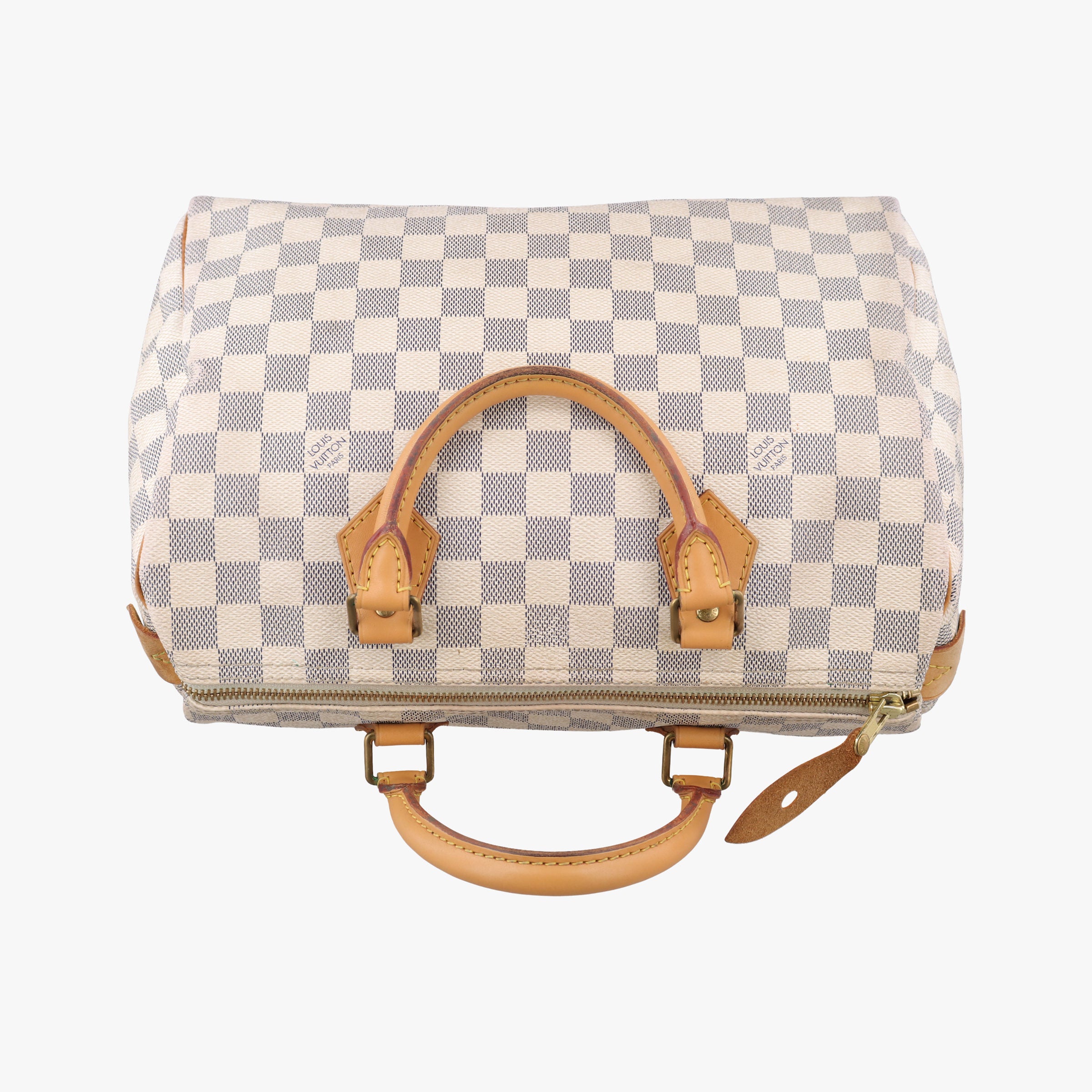 Secondhand Louis Vuitton Speedy 30 Azur Damier Canvas N41533 handbag | stylenewstar