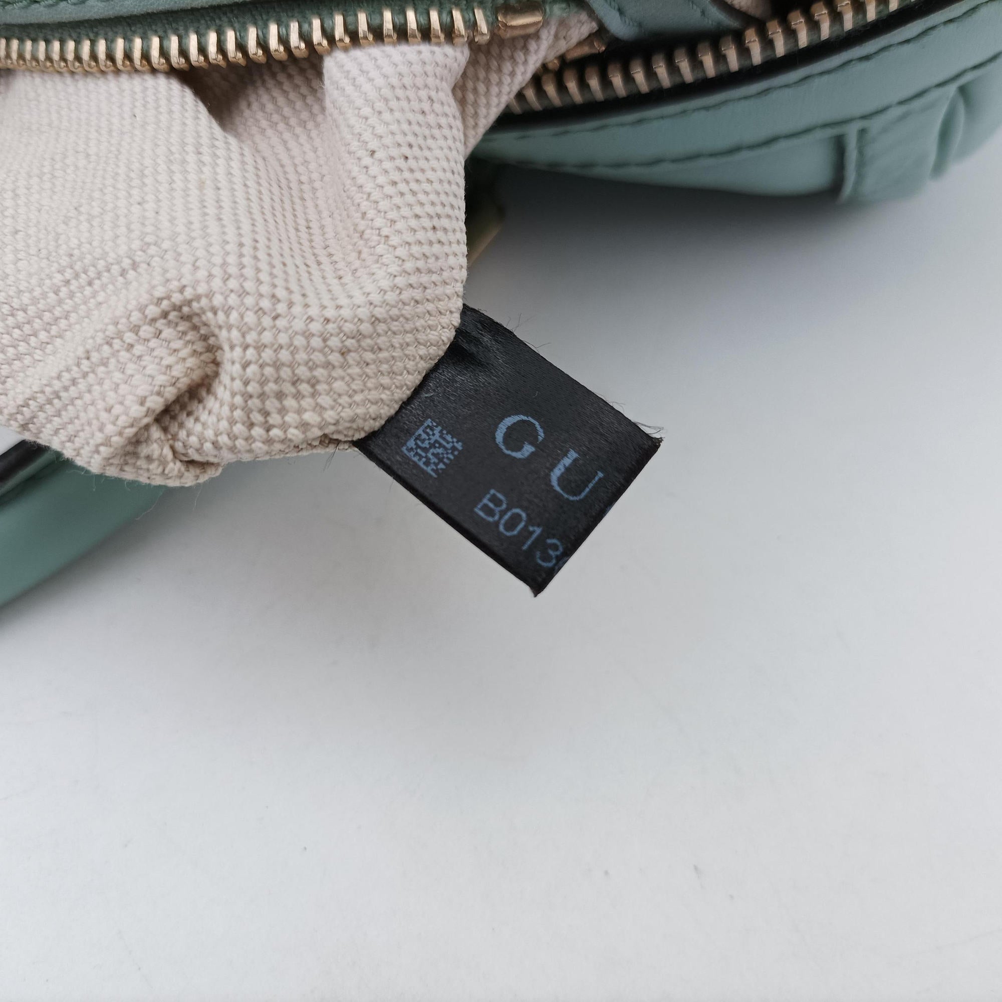 Pre-owned Gucci Sherry Line Green Leather 269876 shoulderbag | stylenewstar