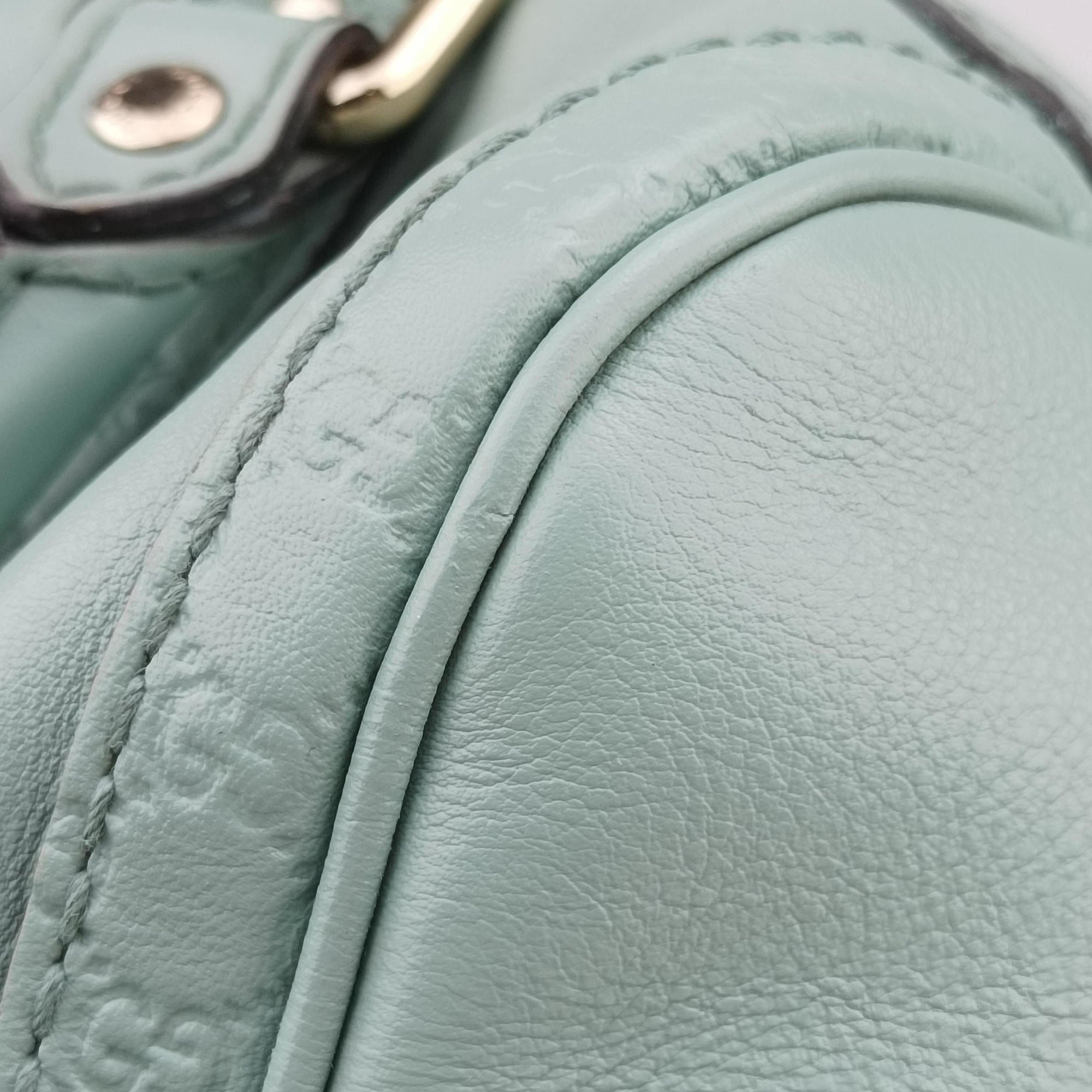 Pre-owned Gucci Sherry Line Green Leather 269876 shoulderbag | stylenewstar