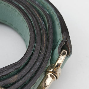 Pre-owned Gucci Sherry Line Green Leather 269876 shoulderbag | stylenewstar