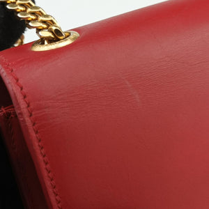 Pre-owned Yves Saint Laurent KATE Red Leather 354120 shoulderbag | stylenewstar