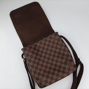 Pre-owned Louis Vuitton BROOKLYN PM EBENE Damier Canvas N51210 shoulderbag | stylenewstar