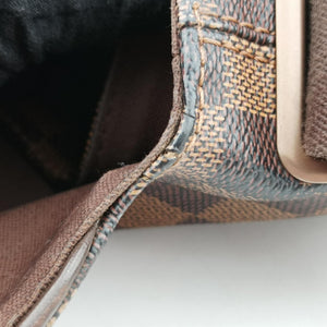 Pre-owned Louis Vuitton BROOKLYN PM EBENE Damier Canvas N51210 shoulderbag | stylenewstar