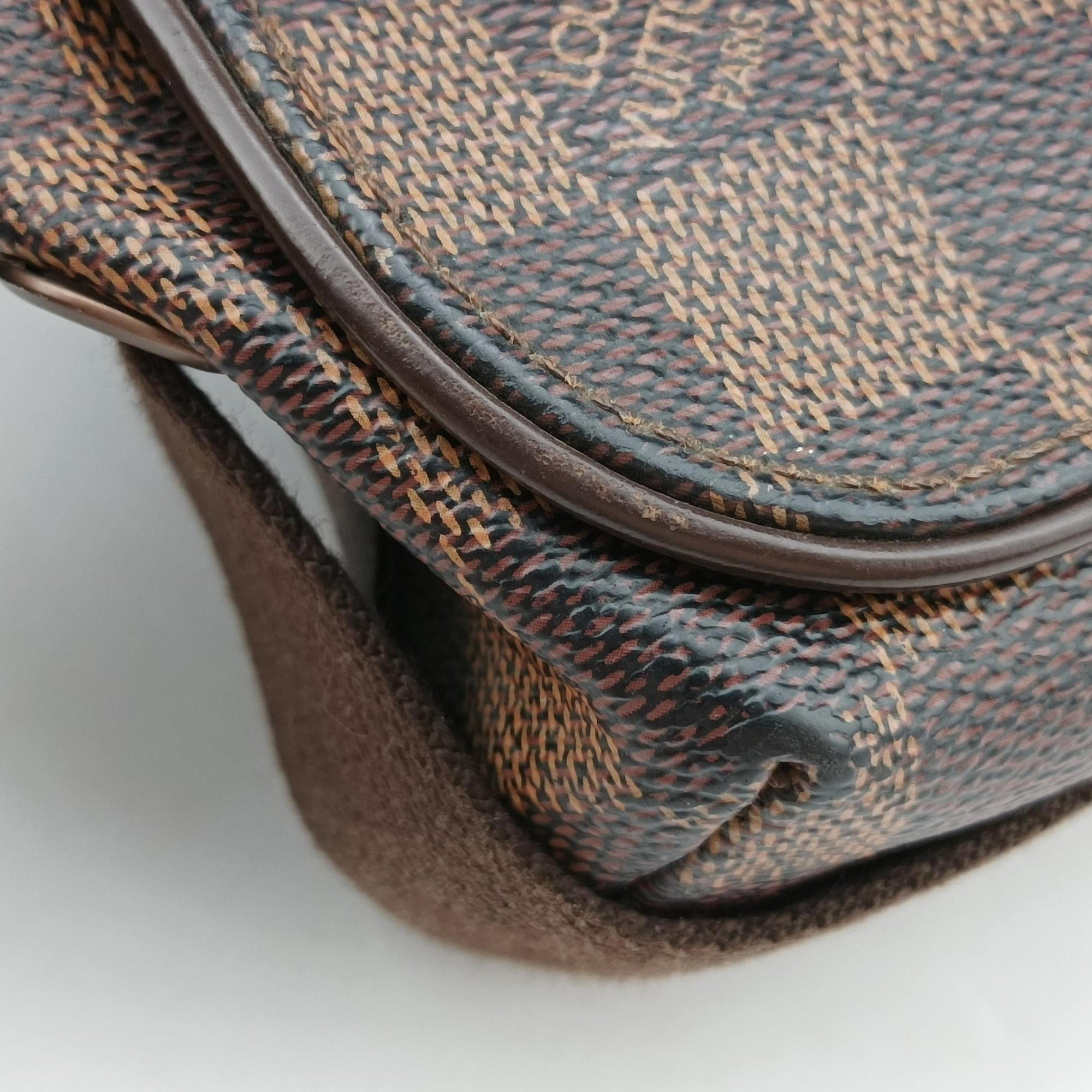 Pre-owned Louis Vuitton BROOKLYN PM EBENE Damier Canvas N51210 shoulderbag | stylenewstar