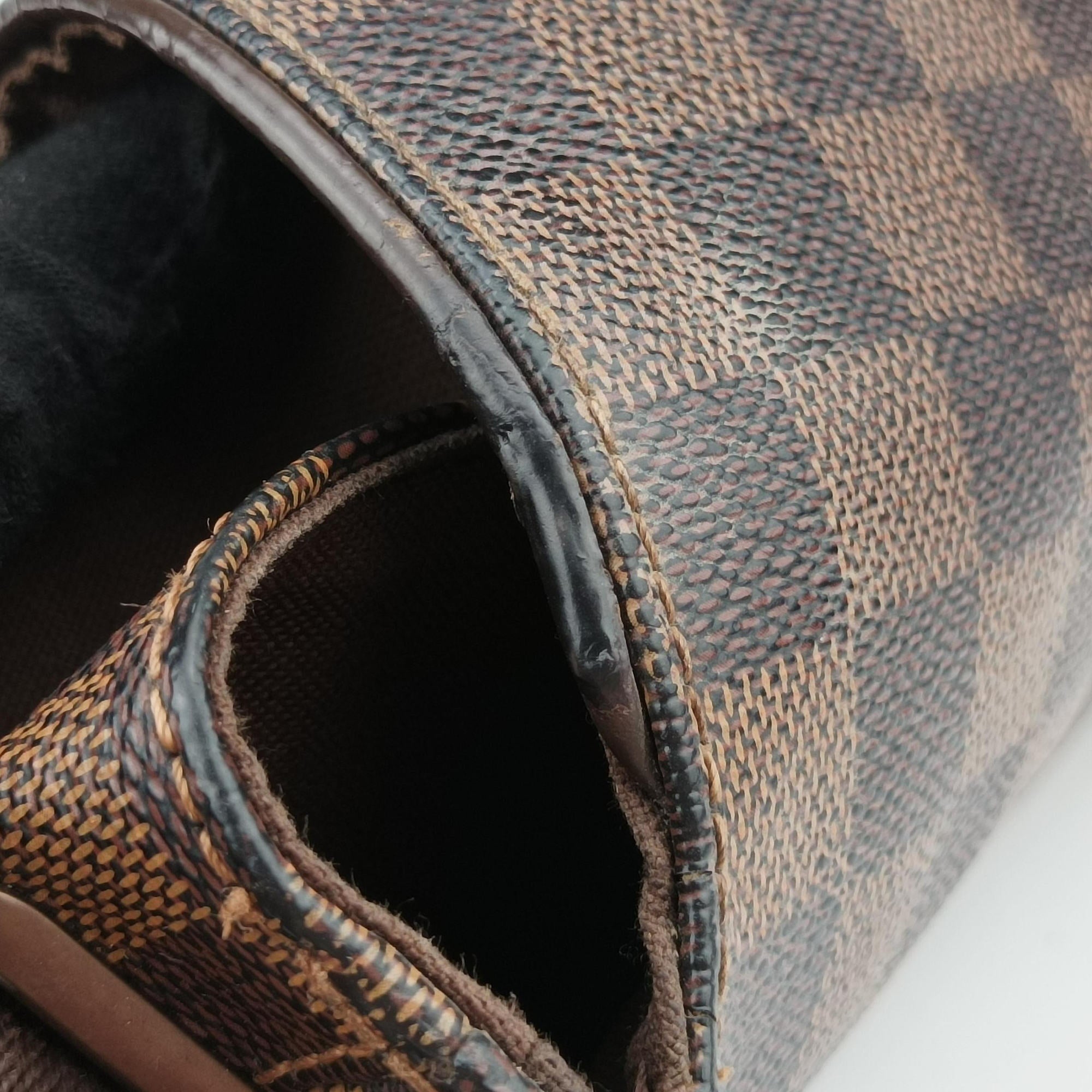 Pre-owned Louis Vuitton BROOKLYN PM EBENE Damier Canvas N51210 shoulderbag | stylenewstar