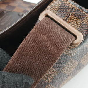 Pre-owned Louis Vuitton BROOKLYN PM EBENE Damier Canvas N51210 shoulderbag | stylenewstar