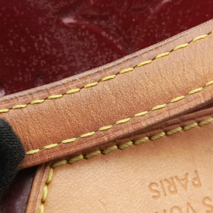 Pre-owned Louis Vuitton Brea MM ROUGE FAUVISTE Vernis M91690 shoulderbag | stylenewstar