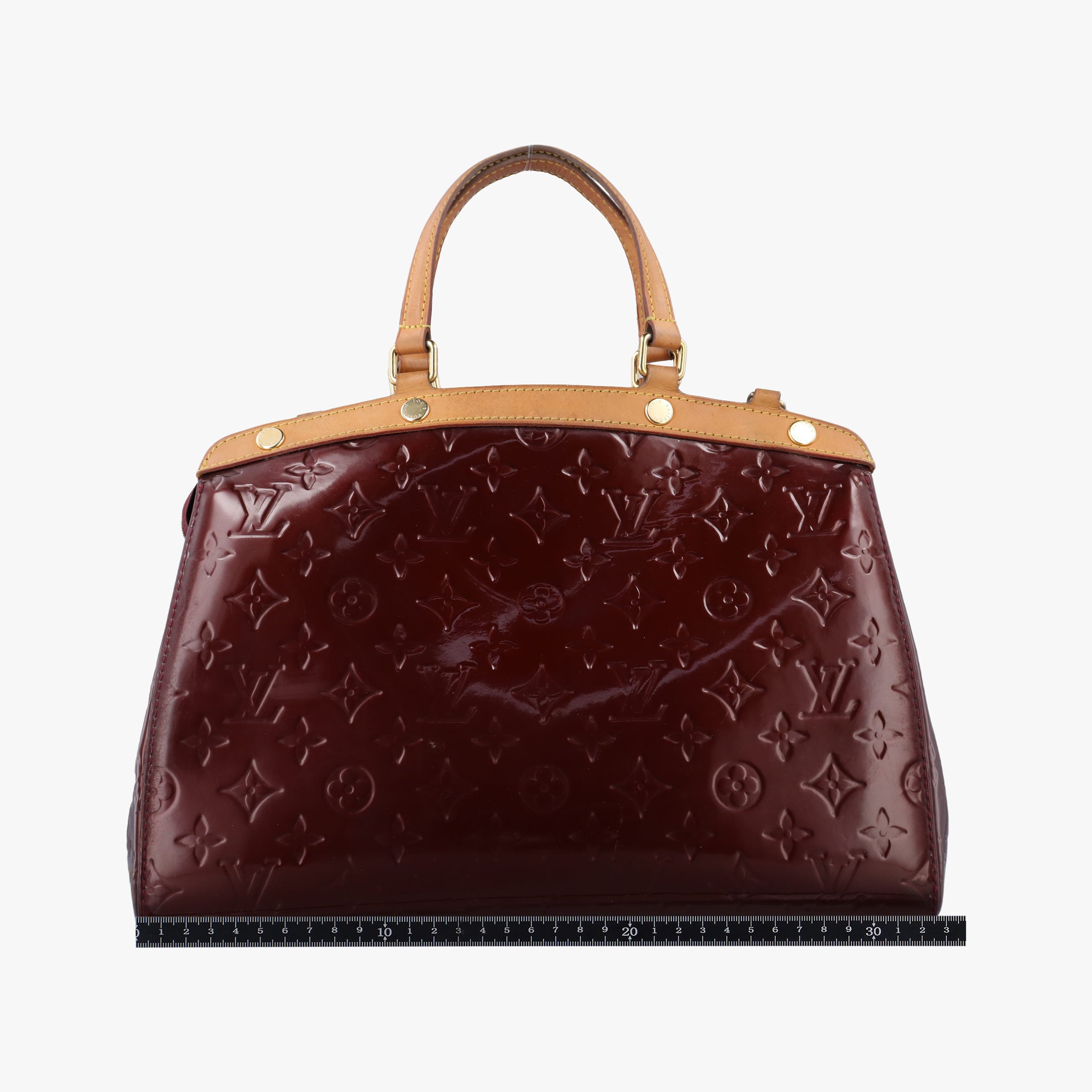 Pre-owned Louis Vuitton Brea MM ROUGE FAUVISTE Vernis M91690 shoulderbag | stylenewstar