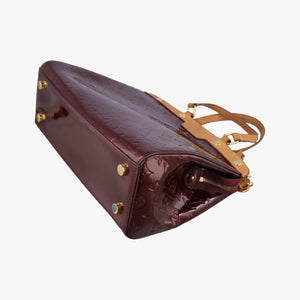 Pre-owned Louis Vuitton Brea MM ROUGE FAUVISTE Vernis M91690 shoulderbag | stylenewstar