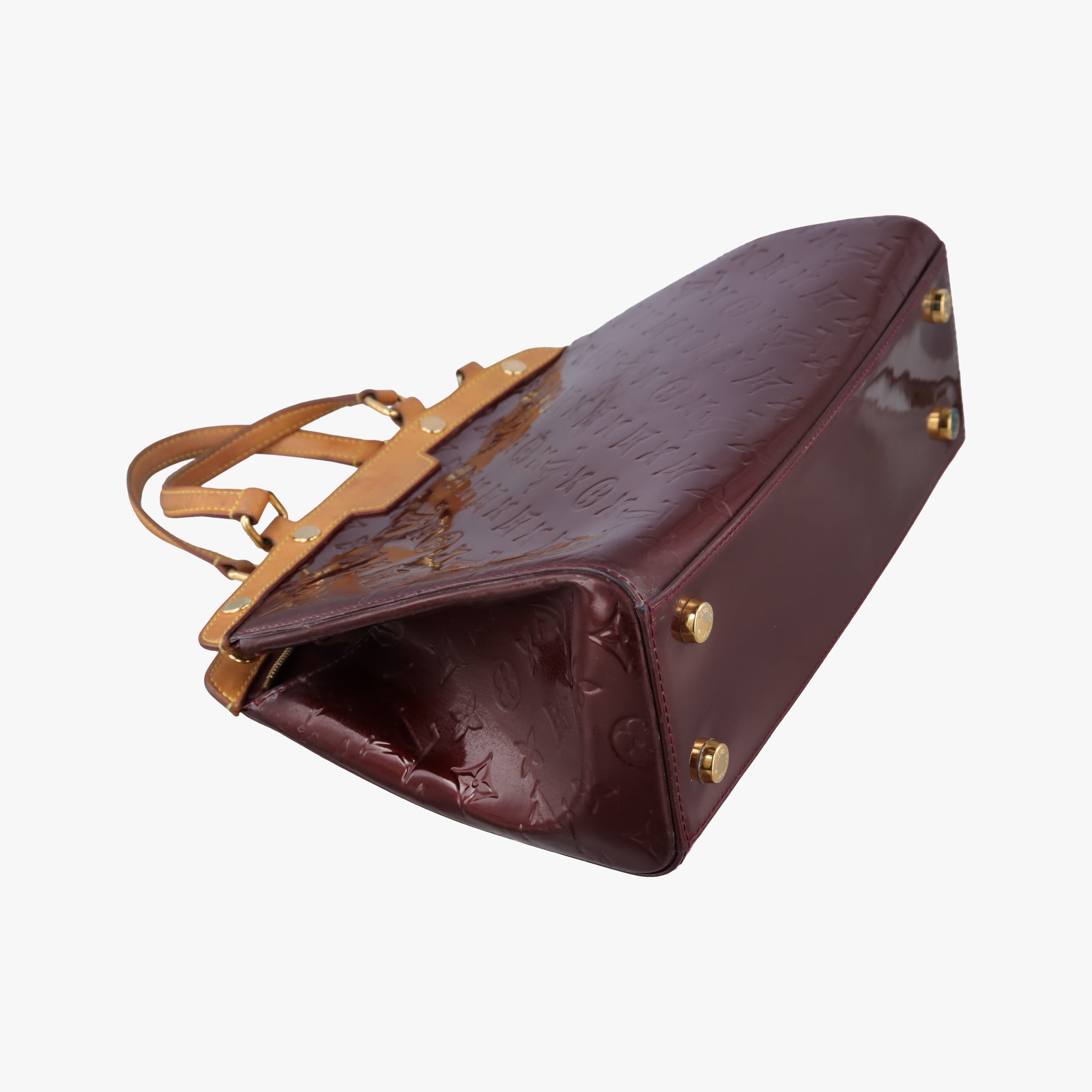 Pre-owned Louis Vuitton Brea MM ROUGE FAUVISTE Vernis M91690 shoulderbag | stylenewstar