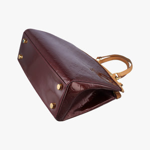 Pre-owned Louis Vuitton Brea MM ROUGE FAUVISTE Vernis M91690 shoulderbag | stylenewstar