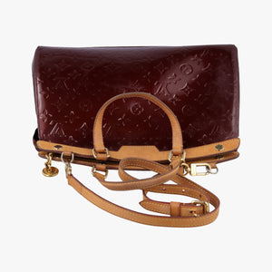 Pre-owned Louis Vuitton Brea MM ROUGE FAUVISTE Vernis M91690 shoulderbag | stylenewstar