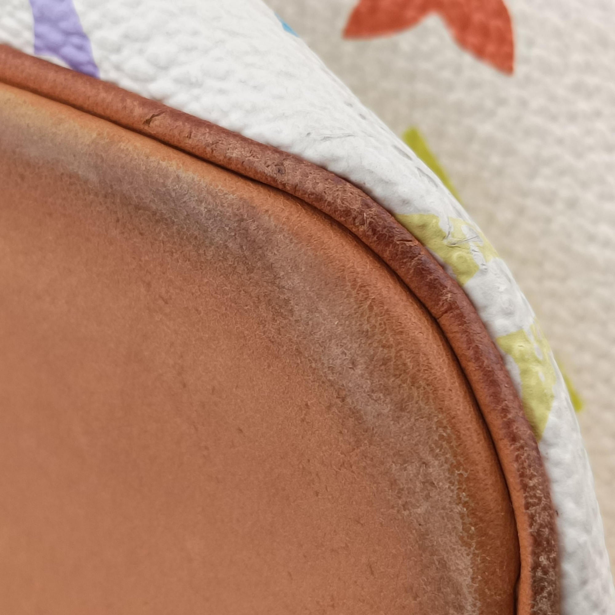 Pre-owned Louis Vuitton Petit NOé white Monogram Multicolor M42229 shoulderbag | stylenewstar