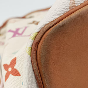 Pre-owned Louis Vuitton Petit NOé white Monogram Multicolor M42229 shoulderbag | stylenewstar