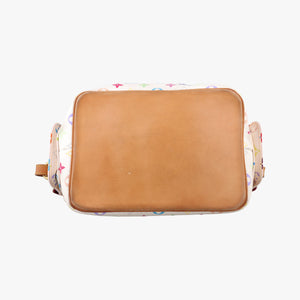 Pre-owned Louis Vuitton Petit NOé white Monogram Multicolor M42229 shoulderbag | stylenewstar