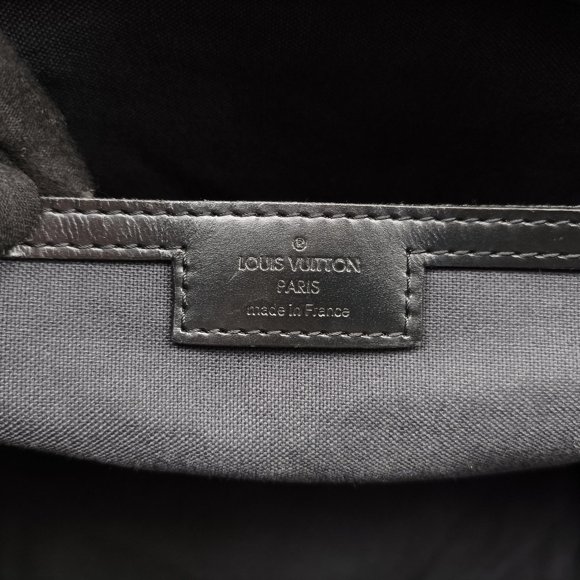 Pre-owned Louis Vuitton Tadao Noir Damier Graphite N51192 handbag | stylenewstar
