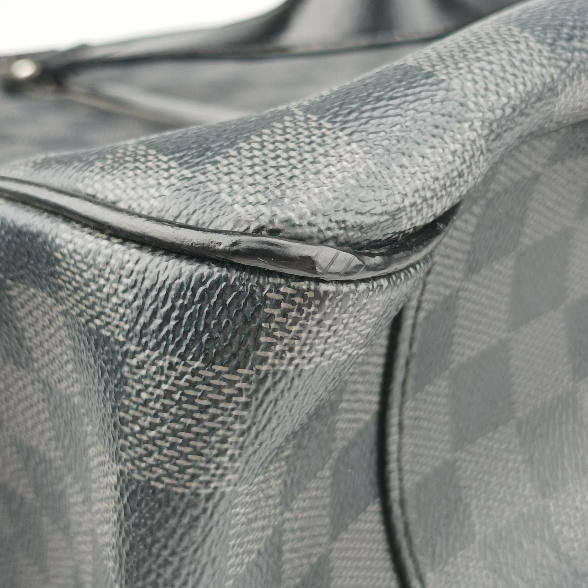 Pre-owned Louis Vuitton Tadao Noir Damier Graphite N51192 handbag | stylenewstar