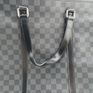 Pre-owned Louis Vuitton Tadao Noir Damier Graphite N51192 handbag | stylenewstar