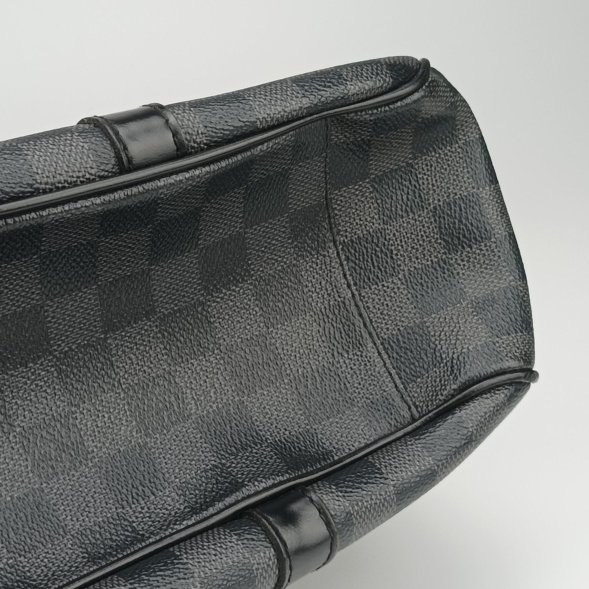 Pre-owned Louis Vuitton Tadao Noir Damier Graphite N51192 handbag | stylenewstar