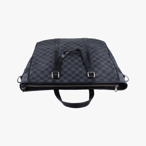 Pre-owned Louis Vuitton Tadao Noir Damier Graphite N51192 handbag | stylenewstar