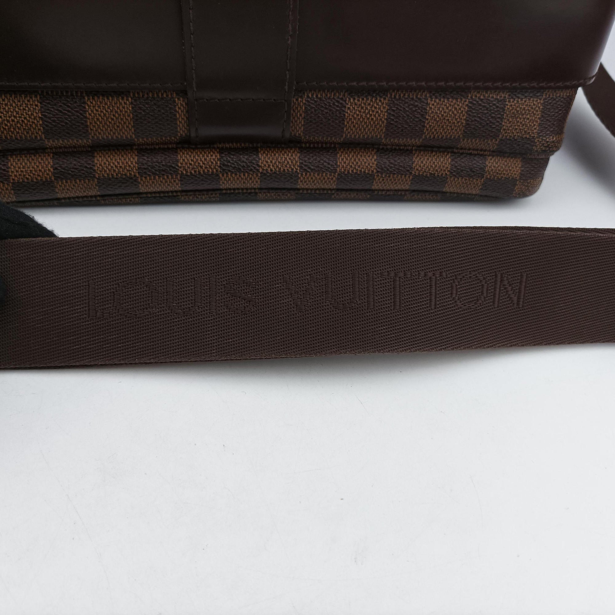 Pre-owned Louis Vuitton NAVIGLIO EBENE Damier Canvas N45255 shoulderbag | stylenewstar