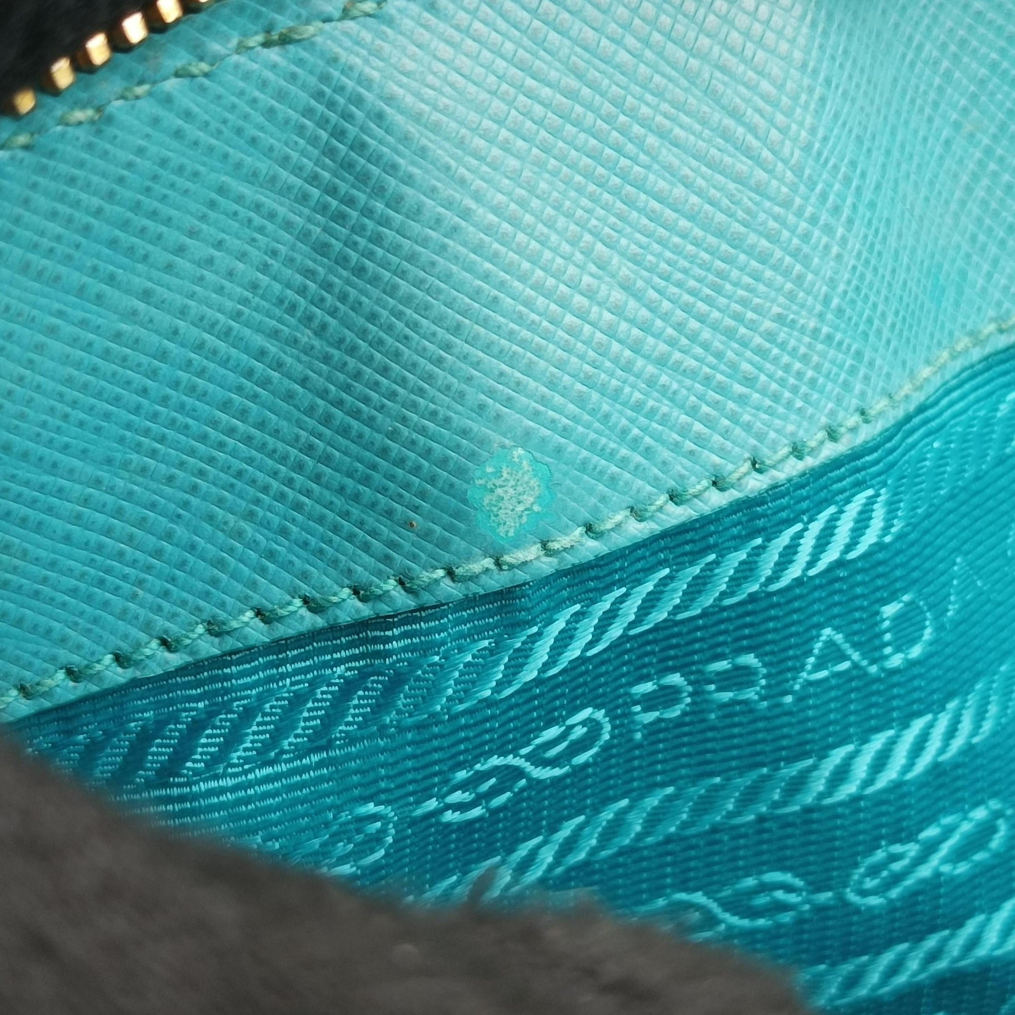 Pre-owned Prada Galleria Blue SAFFIANO Leather BN1801 handbag | stylenewstar