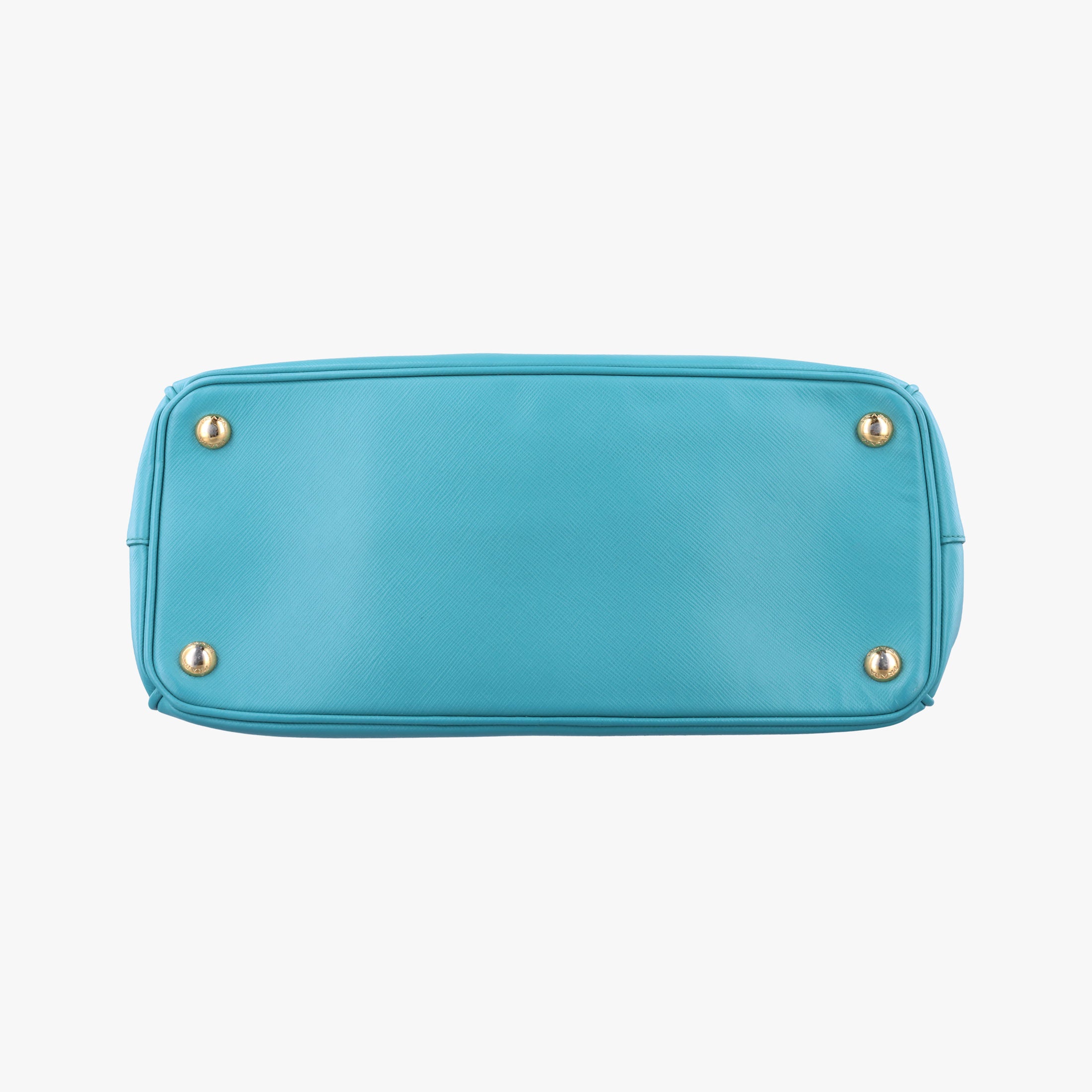 Pre-owned Prada Galleria Blue SAFFIANO Leather BN1801 handbag | stylenewstar