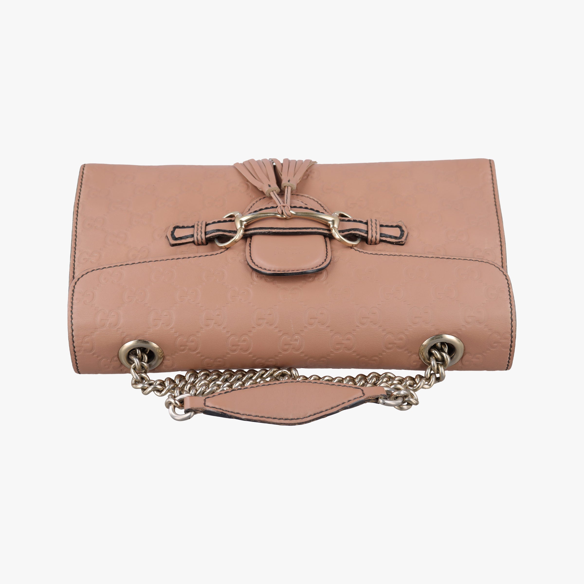 Pre-owned Gucci Emily beige Leather 295402 shoulderbag | stylenewstar