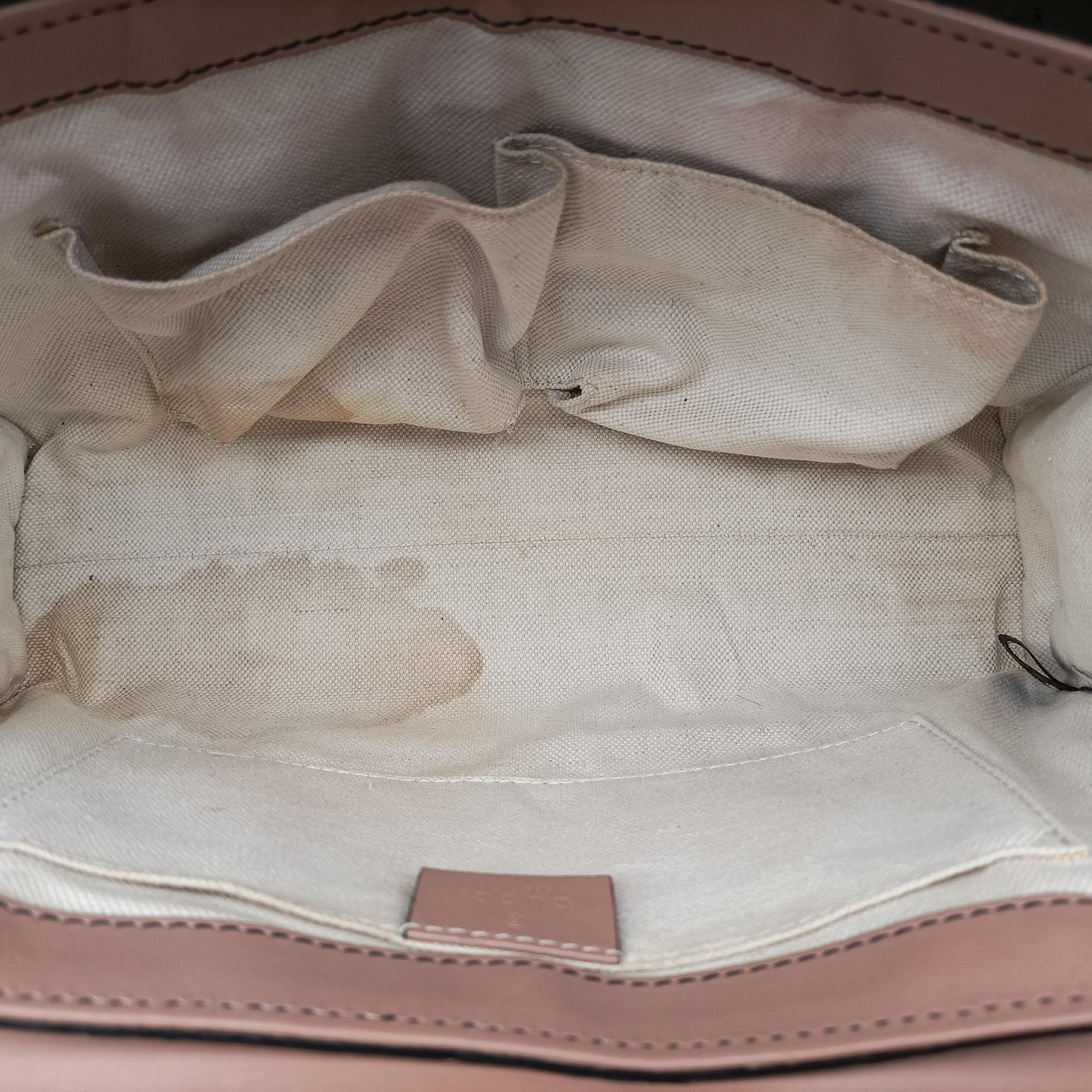 Pre-owned Gucci Emily beige Leather 295402 shoulderbag | stylenewstar