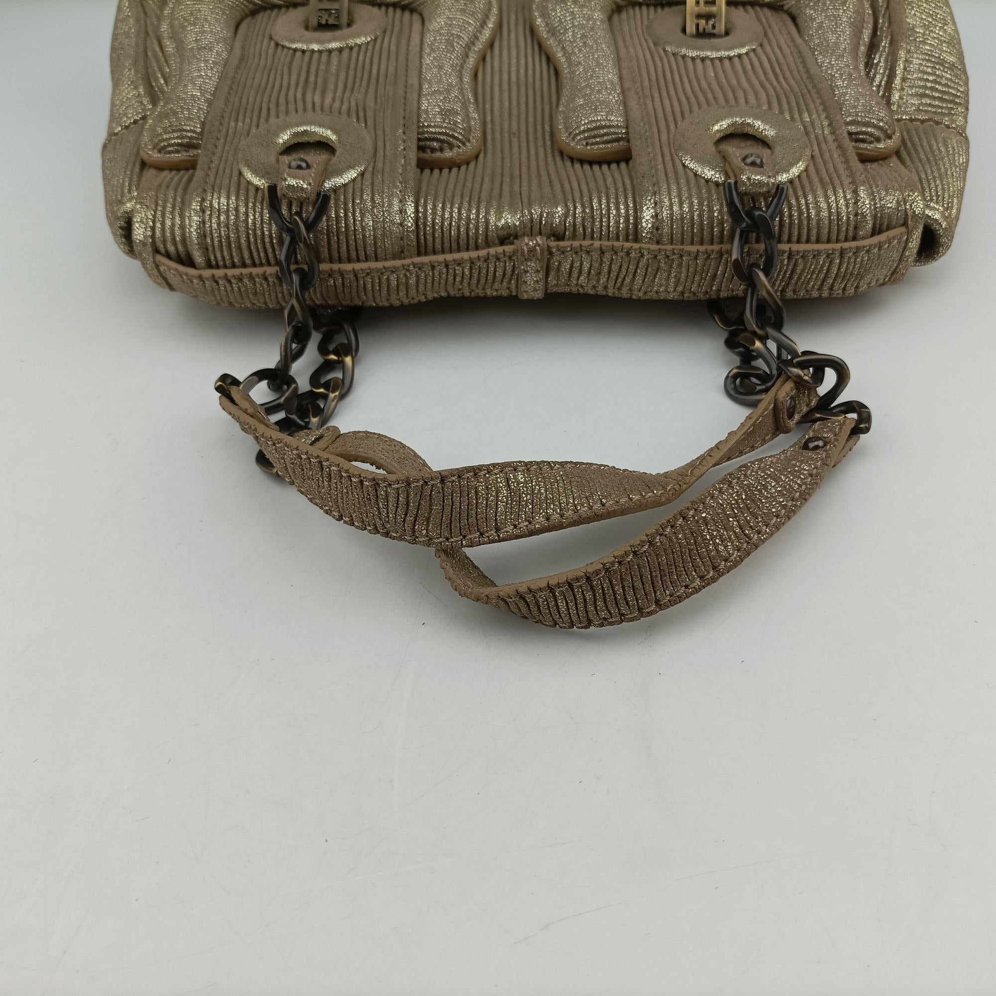Secondhand Fendi B Bag Golden Leather 8BN165 handbag | stylenewstar