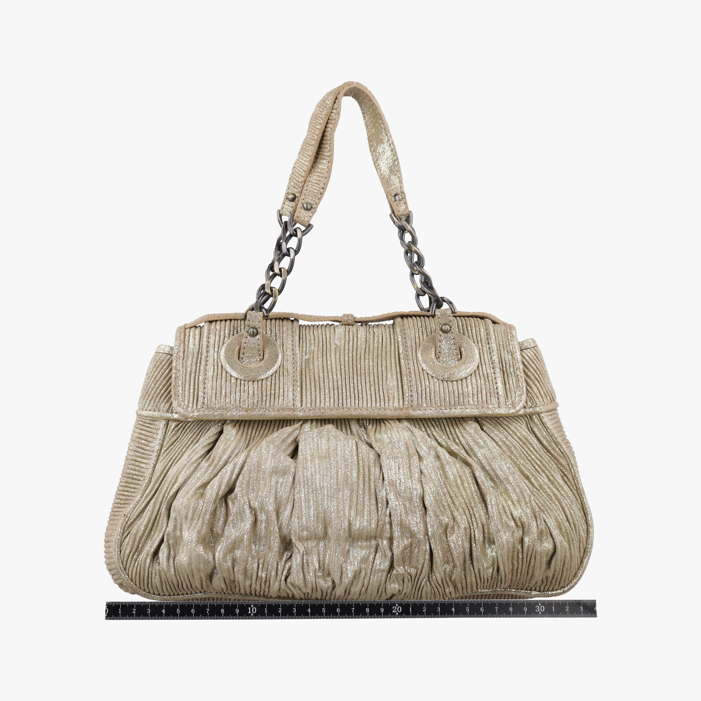 Secondhand Fendi B Bag Golden Leather 8BN165 handbag | stylenewstar