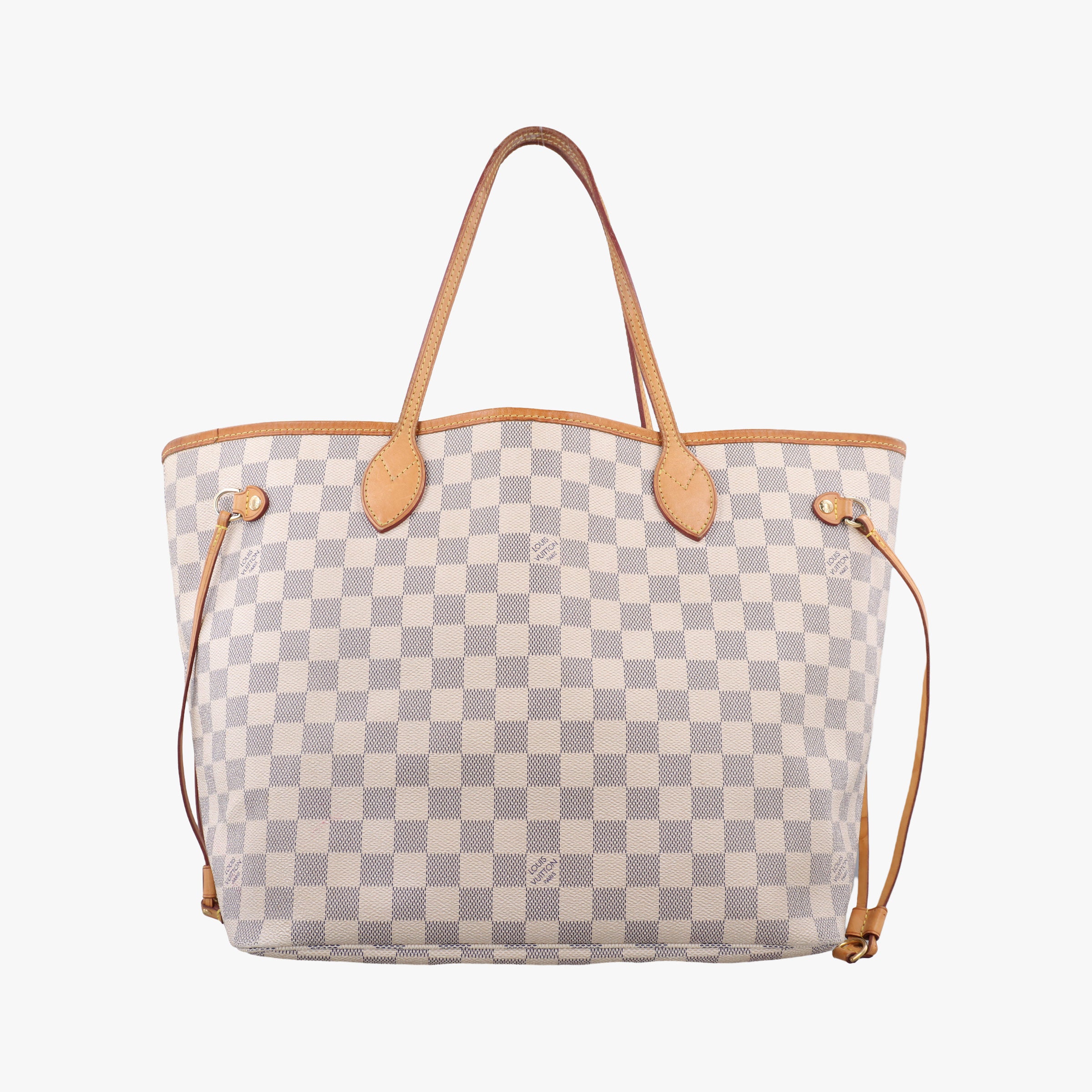 Pre-owned Louis Vuitton Neverfull MM Azur Damier Canvas N51107 shoulderbag | stylenewstar