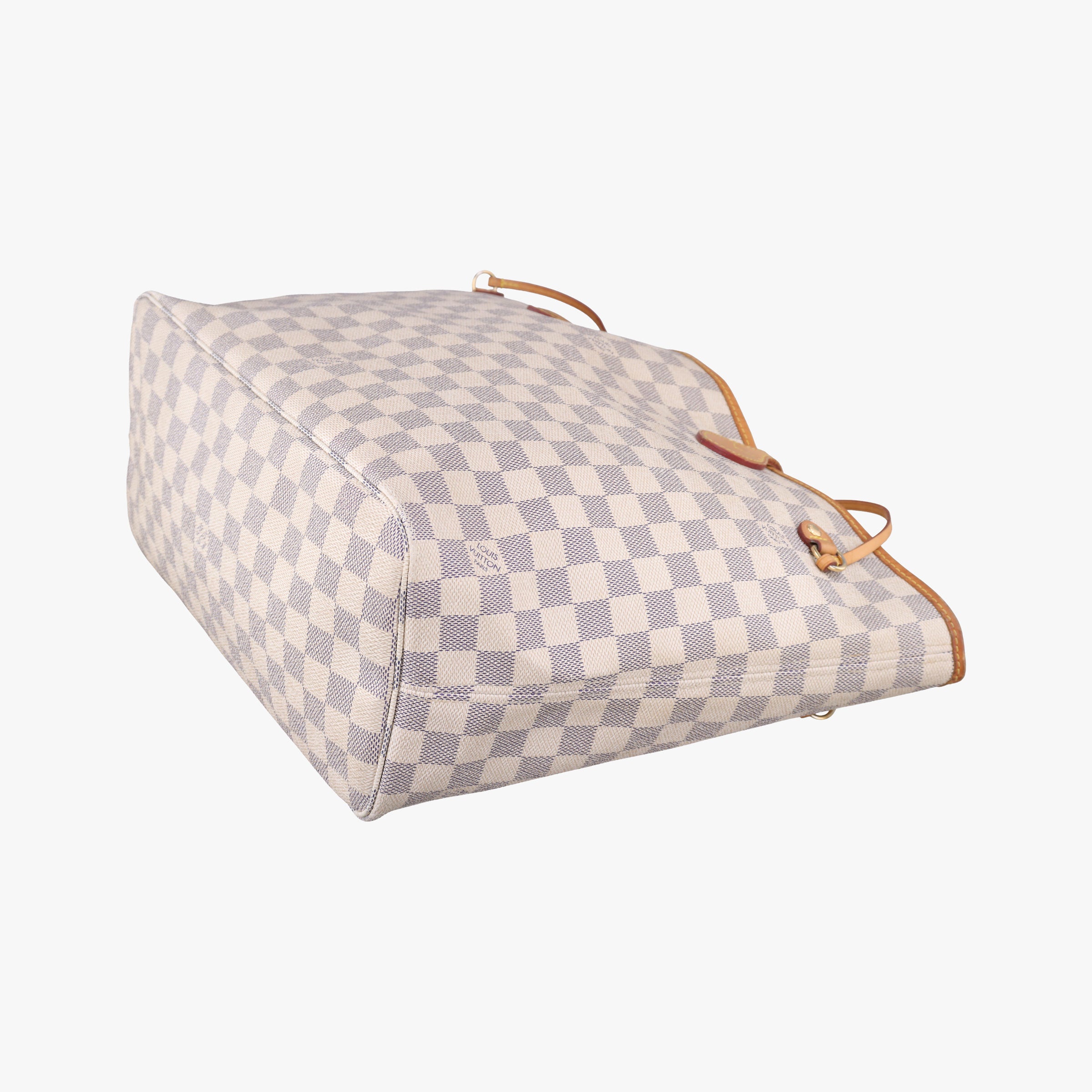 Pre-owned Louis Vuitton Neverfull MM Azur Damier Canvas N51107 shoulderbag | stylenewstar