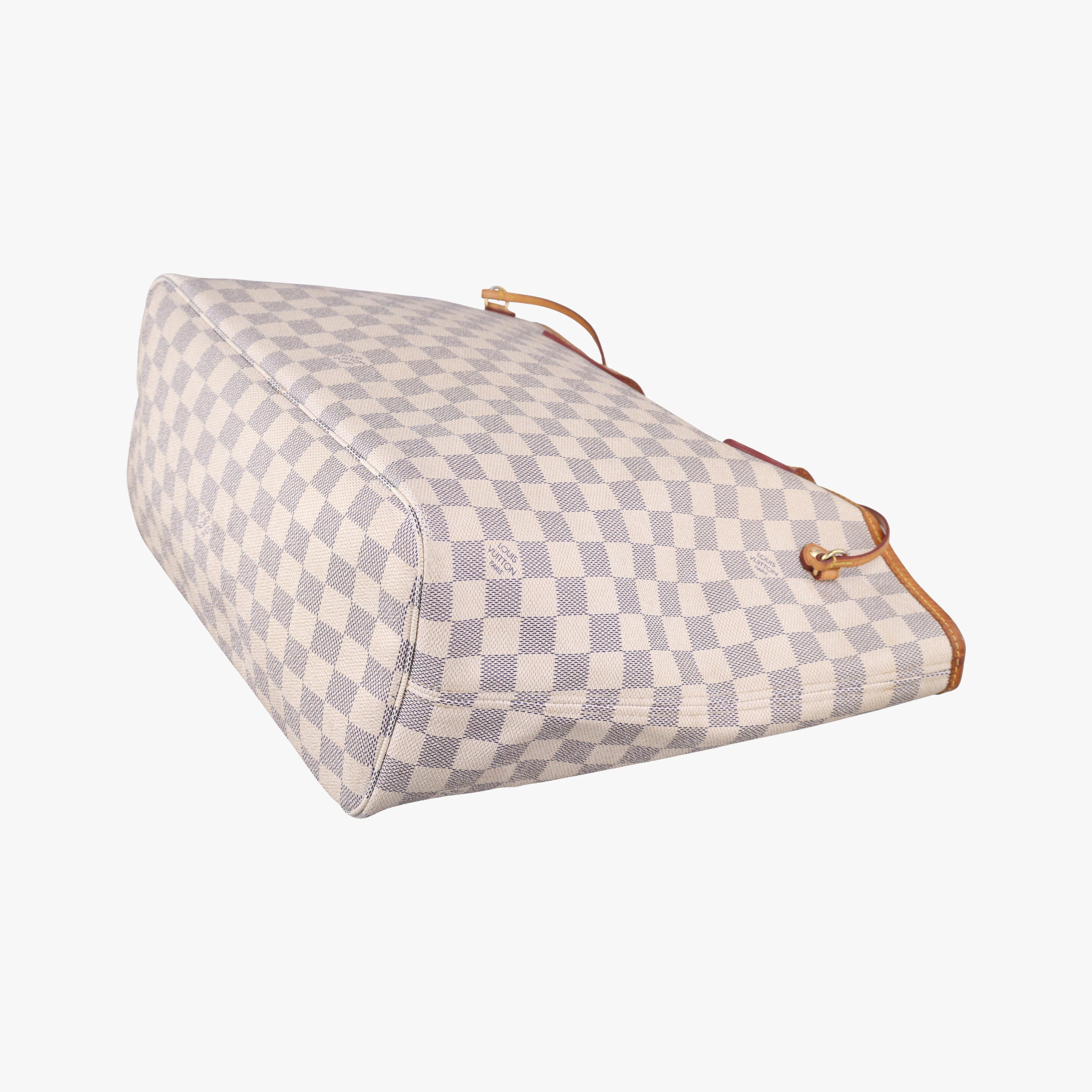 Pre-owned Louis Vuitton Neverfull MM Azur Damier Canvas N51107 shoulderbag | stylenewstar