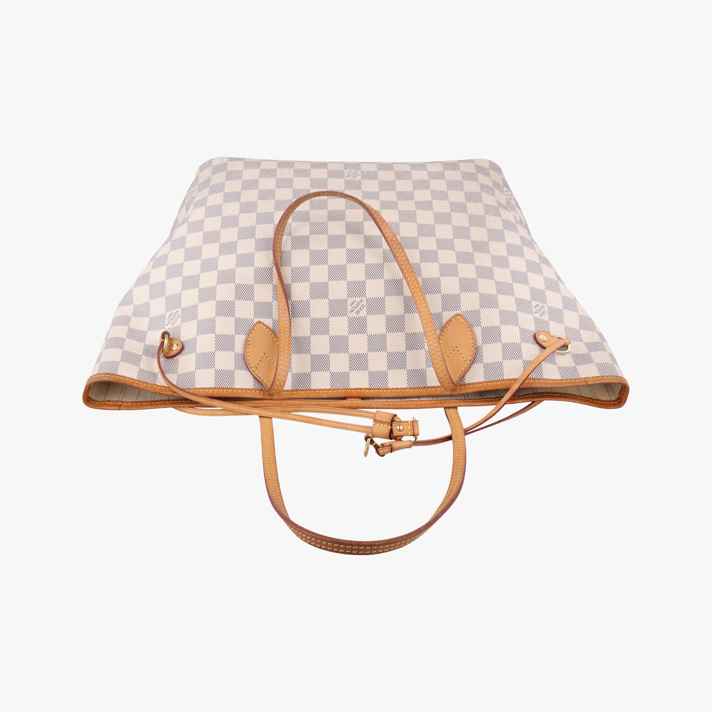Pre-owned Louis Vuitton Neverfull MM Azur Damier Canvas N51107 shoulderbag | stylenewstar