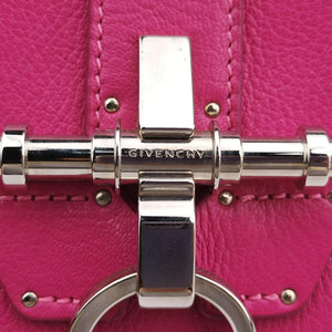 Pre-owned Givenchy Obsedia Pink Leather  shoulderbag | stylenewstar